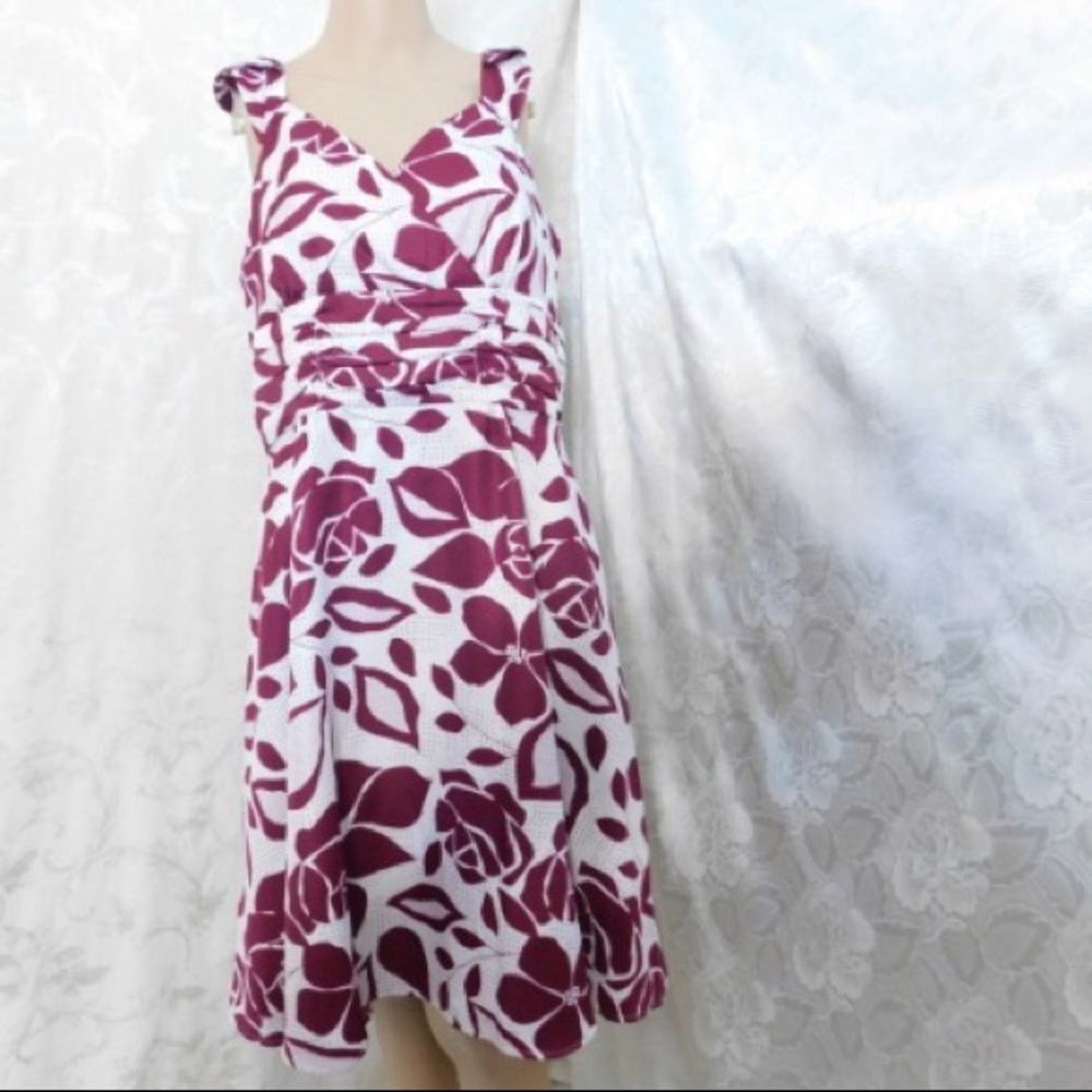 Plum Chadwicks Dress, Size 14P
